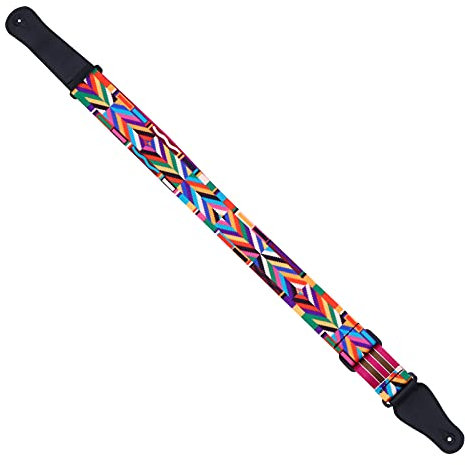 MILISTEN Ukulele Gurt Einstellbare Gitarre Schulter Gürtel für Akustische Elektrische Gitarre Bass Sopran Konzert Tenor Bariton String Instrumente Bunte