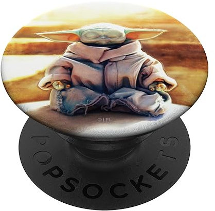 Star Wars The Mandalorian The Child Grogu Meditates PopSockets Klebender PopGrip