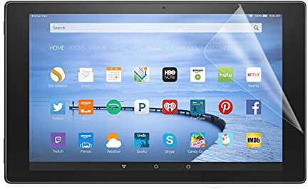 Lobwerk 2X Klarsichtfolie Displayschutz für Amazon Fire HD 10 / HD 10 Plus 11. Generation 2021 10.1 Zoll Displayfolie Kratzschutz