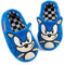 Sonic the hérisson pantoufles enfants peluche visage brodé 3d chaussures 28