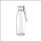 QHLOM BPA-free Water Bottle Suitable For Offices And Gyms Wide Mouth Easy To Carry Reusable Large-capacity Water Bottle (Color : White)