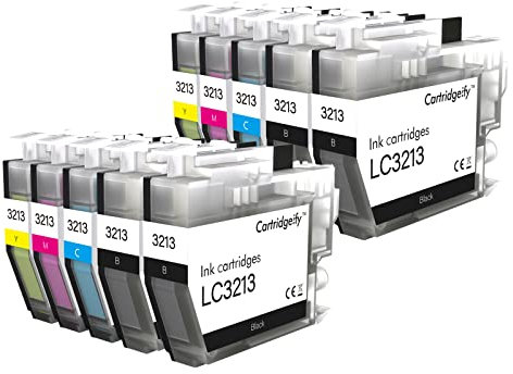 Cartridgeify LC3213 LC3211 Druckerpatronen Kompatibel mit Brother LC-3213 LC-3211 Patronen Multipack (10er-Pack), für MFC-J491DW MFC-J497DW DCP-J572DW DCP-J772DW DCP-J774DW MFC-J890DW MFC-J895DW