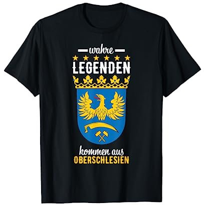 Schlesien Oberschlesien Polen Polska Flagge T-Shirt