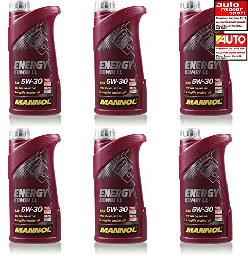 QR-Parts Set 85447880 MN7907-1 6L Original MANNOL Energy Combi LL 5W-30 API SN/CF Öl Motoröl