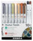 Zebra Pen Neutral Palette Set, Includes 8 Mildliner Highlighters and 5 ClickArt Markers, Assorted Neutral Vintage Ink Colors, 10-Pack