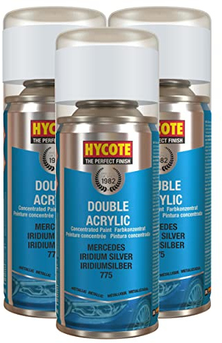 Hycote Mercedes Iridium Silver (Metallic) 150ml (Pack of 3)