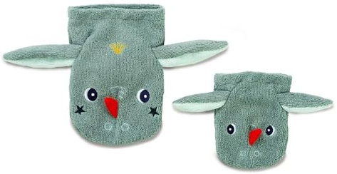 Lilliputiens 83354 Waschlappen / Waschhandschuhe 2er Set Drache Joe