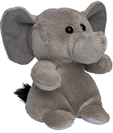 Minifeet Schmoozies Elefant - 2in1 Plüschtier & Displayreiniger mit Unterseite aus Mikrofaser - kuschelig weich und kuschelig süß