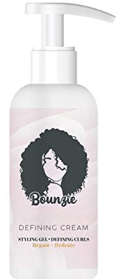 XIRUJNFD Bounzie Curl Defining Cream, Curly Hair Care Elastin, Curl Cream for Curly Hair, Curling Cream for Frizz Control and Color Treated (1Pcs)