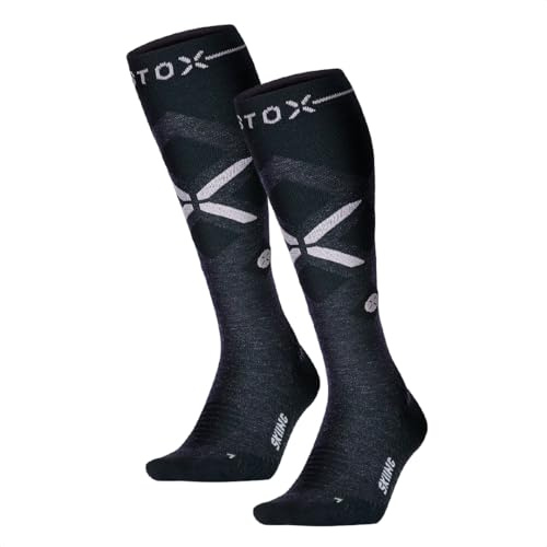 STOX Energy Socks Skisocken Damen, Merino Kompressionsstrümpfe