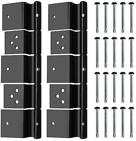 Aulpq Cerniere ad attrito per porta camper, kit cerniera ad attrito per porta camper (nero, 2 pezzi), non finito, montaggio porta, numero di unità 1.0, cerniere ad attrito numero di modello