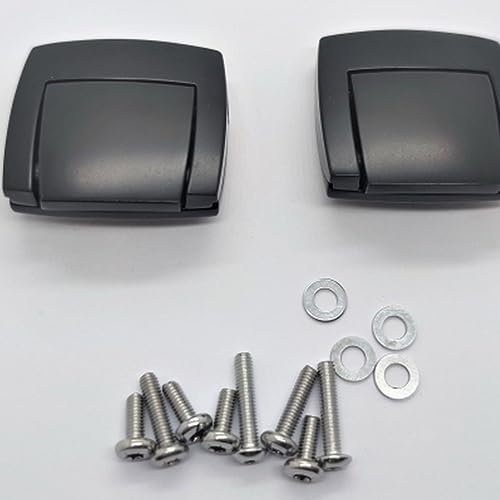 Verriegelung Lasche für Deckel Topcase Verschluss Scharniere Set für Harley