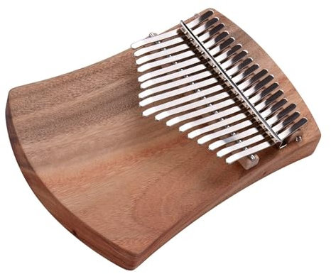 Daumenklavier mit 17 Tasten, Kampferholz, Kalimba, C-Ton, mit Tragetasche, Musikalische Aufkleber, Fingerschutz Tragbare Kalimba Instrument