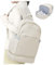 suradar Sportrucksack für Frauen mit Nasstasche und Schuhfach Sportrucksack Damen Gym Backpack Rucksack Mit Schuhfach Gymnastiktasche für Fitness Schwimmen Tragbarer Reiserucksack Frauen - Beige