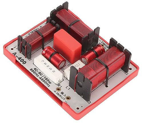 Lautsprecher-Frequenzteiler, Klare Musikqualität, 4-Wege-Crossover-Filter, 1 Höhen, 1 Alt, 2 Bässe, Stabile Übertragung 4 Bis 8 Ohm, 180 W für KTV-Lautsprecher