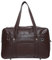 Ailan Leichte japanische Handtasche für Studentenuniform, Laptop, wasserdichte PU Leder Reisetasche, japanische lässige PU Umhängetasche, Kaffee