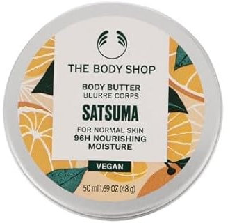 The Body Shop Satsuma Body Butter/Körperbutter, Reisegröße, 50 ml, vegan