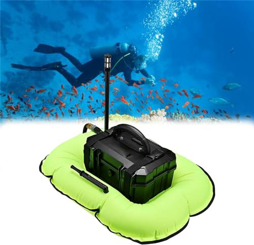 RayGenius Tauchventilator, 5 Stunden Wasserdicht, Tragbare Wiederaufladbare Tauchflasche, Mit Scuba Bcd, Tauchen Ohne Flaschen, 45 Ft Schlauch Und Atemregler。,D3000-Black