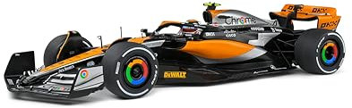 Solido McLaren F1 Team MCL60#4 – Great Britain GP 2023 (Lando Norris) – Hochwertiges Diecast Modellauto im Maßstab 1:18, Formel-1-Rennwagen für Sammler & Motorsport-Fans