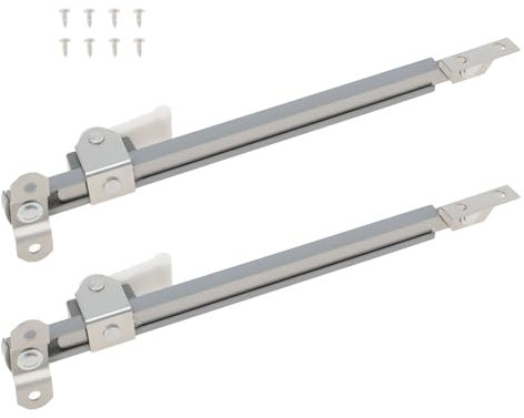 SG Store 2 Stück Flügelfensterfeststeller 22,5cm Fensterschloss Abriebschutz Neigungsregler 120 Grad Weitwinkel Fensterriegel Zum Kippen Und Einstellen des Fensters