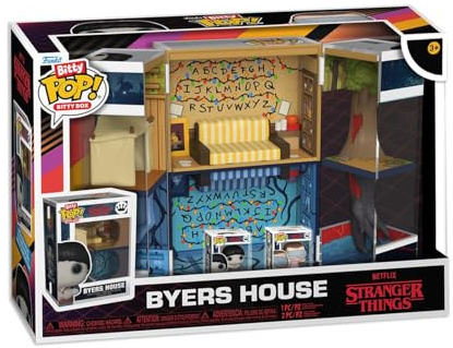 Funko Bitty Boxes: Netflix Stranger Things - Byers House with Will & Eleven | Official Fantasy Merch - Collectable Toy - Birthday Gift Idea for Fans and Collectors