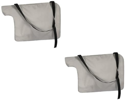 Sacs à feuilles réutilisables, bac à poussière de feuilles, 2 pièces sacs souffleurs de feuilles, sac à bandoulière sous vide, système de collection de feuilles, sac à feuilles pratiques, feuille sac