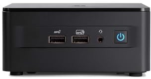 ASUS Mini PC | NUC 12 Pro | Schwarz | Core i7 1260P | RAM: 32GB | SSD: 1TB | Windows 11 Pro | Sicherungsstick
