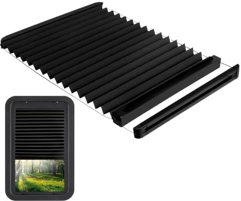 Store de Porte pour Camping-Car | Volet Amovible - Store Fin Aimanté Protection UV Réduction Chaleur Blocage Lumière Intimité Entrée
