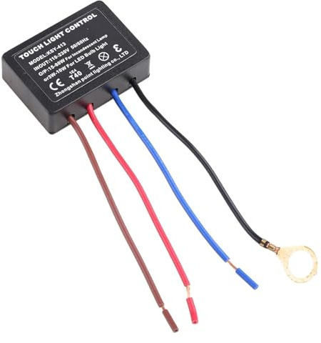 Touch Lamp Control Module, Touch Lamp Sensor Replacement Kit, Dimmer Switch 3 Way Dimming Function, Switch Dimmer Switch for Fit for Dimmable Bulbs
