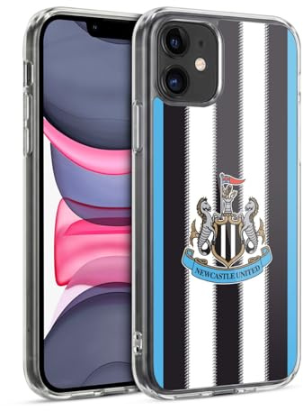Head Case Designs Officially Licensed Newcastle United Football Club Home 2025/26 Crest Kit Gel Case [Military Grade Protection] Compatible with Apple iPhone 11 and Compatible with MagSafe