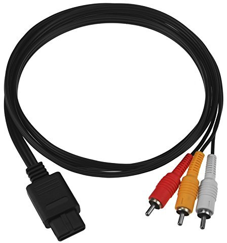 CAVO VIDEO AV RCA PER GAMECUBE NINTENDO 64 SNES GC N64 SUPER NINTENDO