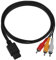 CAVO VIDEO AV RCA PER GAMECUBE NINTENDO 64 SNES GC N64 SUPER NINTENDO