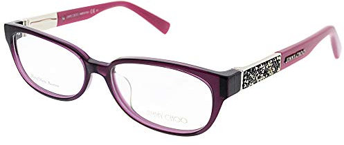 Brillen Jimmy Choo JC114/F HDO TRANSPARENT PURPLE PINK 53/15/ WOMAN