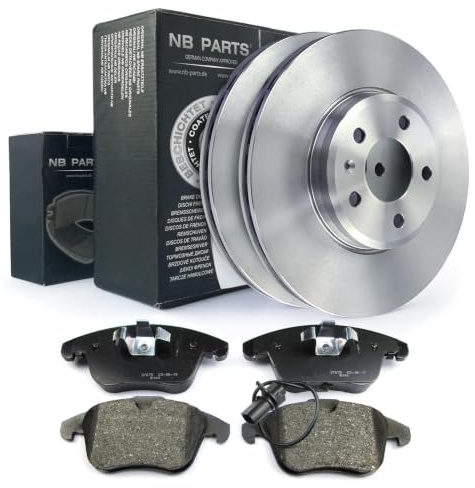 NB PARTS Bremsscheiben 314mm Bremsbeläge vorne passend für Audi A4 B8 A5 8T Cabrio Sportback Avan