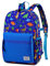 Kasgo Kinderrucksack Jungen, Niedlich Schulrucksack für Mädchen Wasserabweisend Kinder Rucksack Tagesrucksack Vorschulrucksack Kindergartentasche mit Brustgurt Dinosaurier Blau