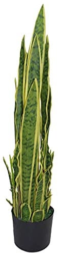Leaf Sansevieria Trifasciata - Piante artificiali tropicali, 90 cm