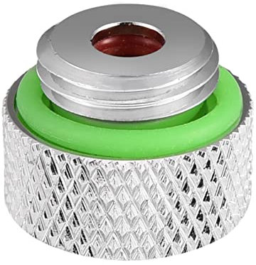 Niiyen Auslassventilstecker,G1/4 Auslassanschluss,G1/4 Gewinde-Entlüftungsventil Auto-Auspuffanschlussstecker PC-Computer-Fitting für Computer-Wasserkühlsystem