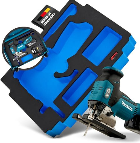 𝖠𝖯𝖳𝖤𝖷 Schaumeinlage passend für Makita Akku-Pendelhubstichsäge DJV 181 für MakPac Gr. 2-3