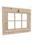Home Idea Finestra in legno per casetta mis 81 x 61 cm con apertura a Vasistas, con Plexiglass