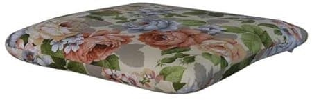 Angerer Freizeitmöbel GmbH Auflage für Gartenmöbel - Sitzkissen Made in Germany (Beige-Bunt geblümt)