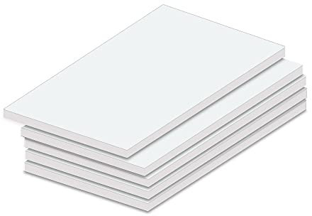 PRICARO Notizblock Blanko, magnetisch, A6, 25 Blatt, 5 Stück