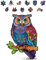 CRAFTHUB Animal Wooden Puzzles for Adults – A3 and A4 Wisdom Owl with 159 Pieces – Jigsaw Puzzles with Unique Animal Shapes (A3)