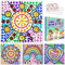 Sonnenfänger-Kits für Mädchen 6 7 8 9 10 Jahre alt, DIY Diamant Malerei Blume für Kinder ab 6 Jahren, 5D Edelstein Stein Fenster Kunst Handwerk Aufkleber Kit für Jungen als Weihnachten Geburtstag
