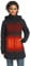 ORORO Women's Puffer Heated Jacket with Power Bank, Long Heated Coat with Detachable Hood (Charger Not Included) (Black, S)
