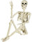 SIFOEL 90cm Halloween posable Esqueleto de Cuerpo Completo con articulaciones móviles para Halloween al Aire Libre de Interior jardín casa Patio Decoraciones