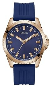 Guess Champ GW0639G3 Analoge Herren-Armbanduhr aus Silikon