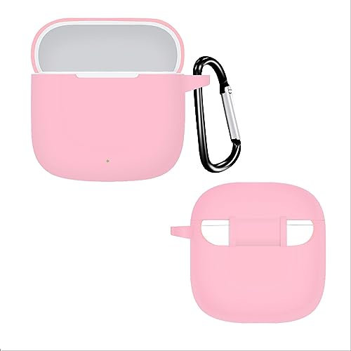 GIOPUEY Cilicone Case Compatible with Huawei FreeBuds SE 3/SE 2, Ultra-thin soft Cover, Slim-Fit,Anti-Fall,Not Easy to Dirty - Pink