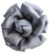 KABELIF Damen Seide Blume Brosche,Blume Ansteckblume, Blume Haarspange, Haarclip Blume, Rosen Haarnadeln Haarblume Haarblüte Haarschmuck (Grau)