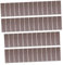 MagiDeal 50 Pièces Papier de Verre, Feuilles de Sable Antiblocage, Papiers Abrasifs, Feuilles de Ponçage en Maille pour Ponceuse Humide et Sec, Double Usage - 320 grains