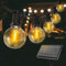 ROVLAK Catena Luminosa Esterno Solare 18M, 4 Modalita Luci da Esterno Giardino con 30+4 Plastica G40 Lampadine IP65 Impermeabile, USB Ricaricabile LED Filo Luci per Giardino Terrazza Partito